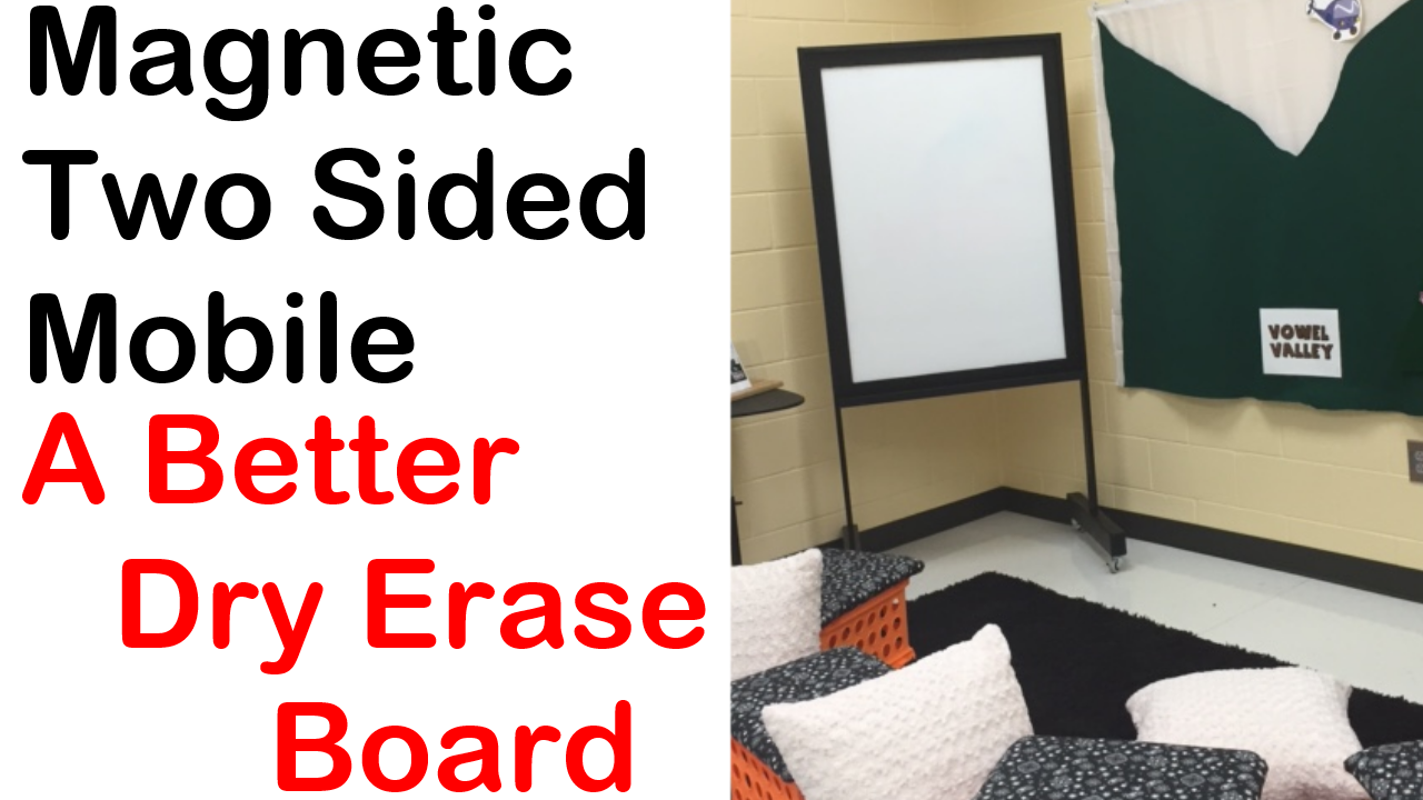 Better Double-Sided Magnetic White Board